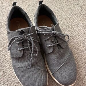 TOMS Women’s Gray Casual Canvas Shoes